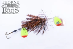 Musky Mayhem Moon TB Custom 1099 Bucktail -Fishing Gear Sales BrownPerch