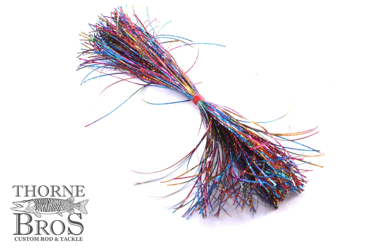 Skirt-Thorne Brothers Pre-Tied Tinsel Skirt-Holographic Tinsel 9 Skirt-Thorne Brothers Pre-Tied Tinsel Skirt-Holographic Tinsel - Image 7