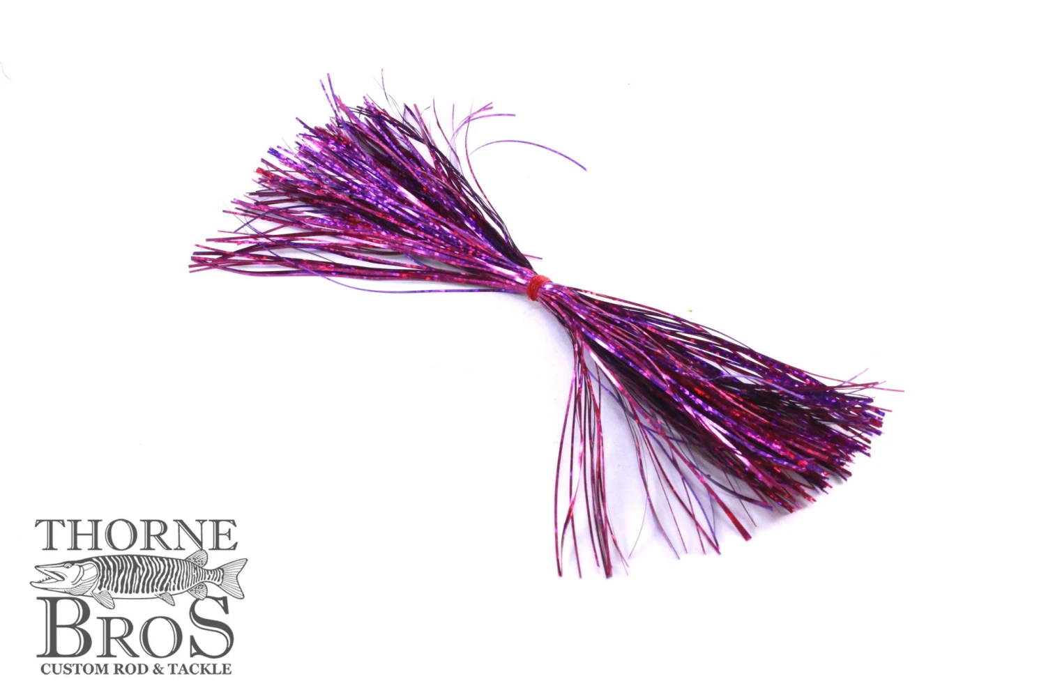 Skirt-Thorne Brothers Pre-Tied Tinsel Skirt-Holographic Tinsel 10 Skirt-Thorne Brothers Pre-Tied Tinsel Skirt-Holographic Tinsel - Image 8