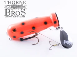 Bomb Squad MK-65 Flap Tail -Fishing Gear Sales OrangeBlackDot