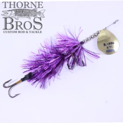 Musky Mayhem Rabid Girl 8" - Single Blade -Fishing Gear Sales PurpleGold