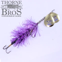 Musky Mayhem Rabid Girl 8" - Double Blades -Fishing Gear Sales purplegold 5ab135a7 d2c9 4df4 9f8a 6ef2340d1f85